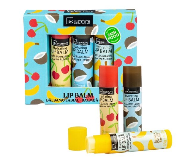 Balsam de buze Skin Food, Set 3, 26035, 3.5 g x 3, IDC Institute Balsam de buze Skin Food, Set 3, 26035, 3.5 g x 3, IDC Institute