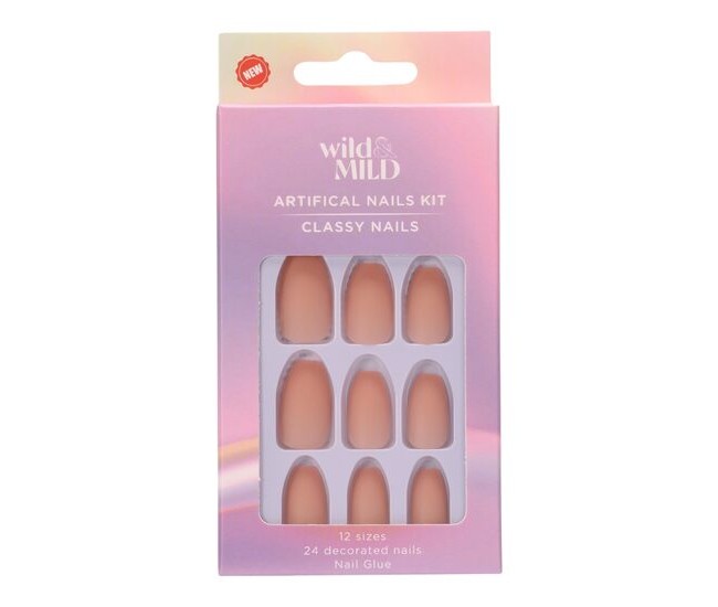 Unghii false 062 Pinky Promise Wild & Mild, N24 Unghii false 062 Pinky Promise Wild & Mild, N24