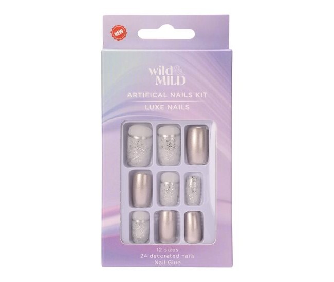 Unghii false 084 Frosted Fantasy Wild & Mild N24 Unghii false 084 Frosted Fantasy Wild & Mild N24