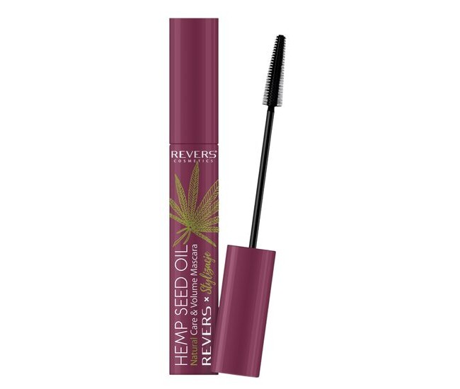 Mascara cu Ulei din Semințe de Cânepă, Burgundy, Revers, 10ml