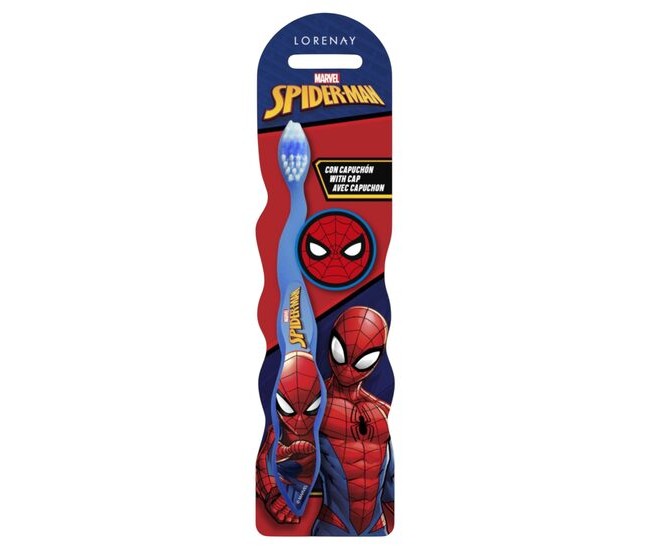 Periuta de dinti pentru copii, cu capac, Spiderman, 2565 Periuta de dinti pentru copii, cu capac, Spiderman, 2565