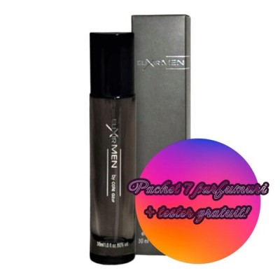 Set 7 Apa de toaleta Cote d'Azur, Elixir, Grey, Barbati, 30ml Nr. 106 + 1 Tester GRATUIT