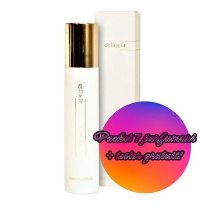 Set 7 Apa de parfum Cote d'Azur, Elixir, White, Femei, 30ml Nr. 07 + 1 Tester GRATUIT 
