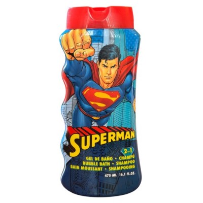 Gel de dus si sampon 2 in 1, Superman, Baieti, 2227, 475ml 