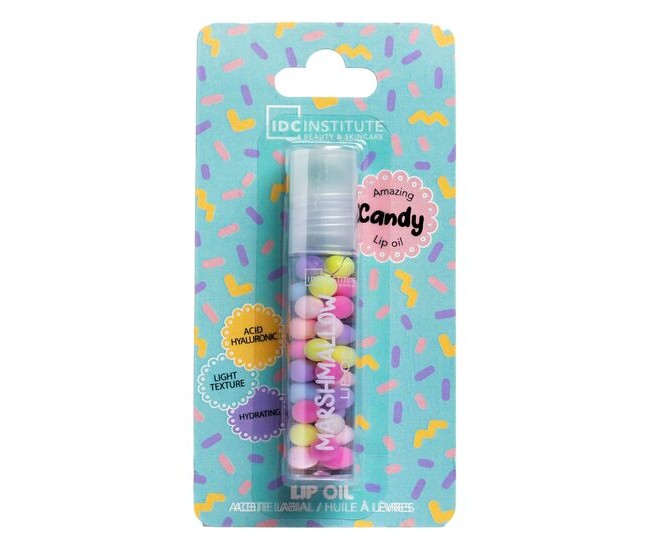 Ulei de buze Candy Marshmallow, 12208, IDC Institute, 3 ml, aroma de bezele