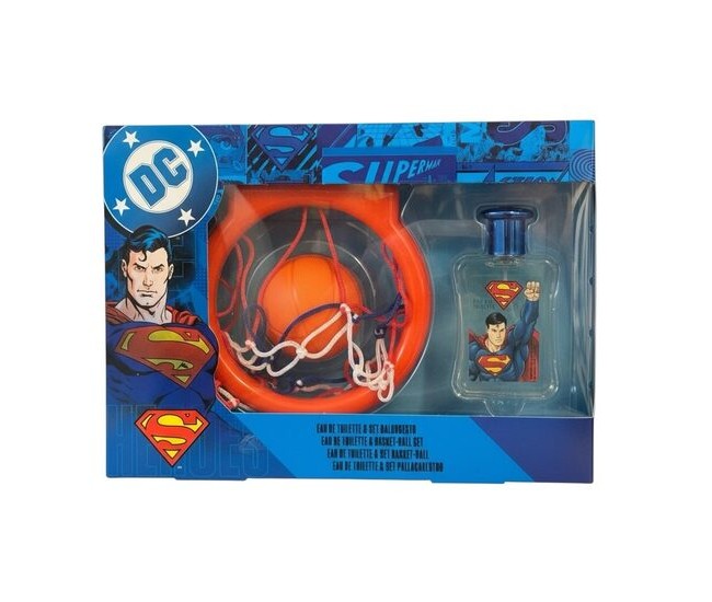 Set cadou băieți Superman, cu apă de toaleta 50 ml & cos de baschet, 2229 Set cadou băieți Superman, cu apă de toaleta 50 ml & cos de baschet, 2229
