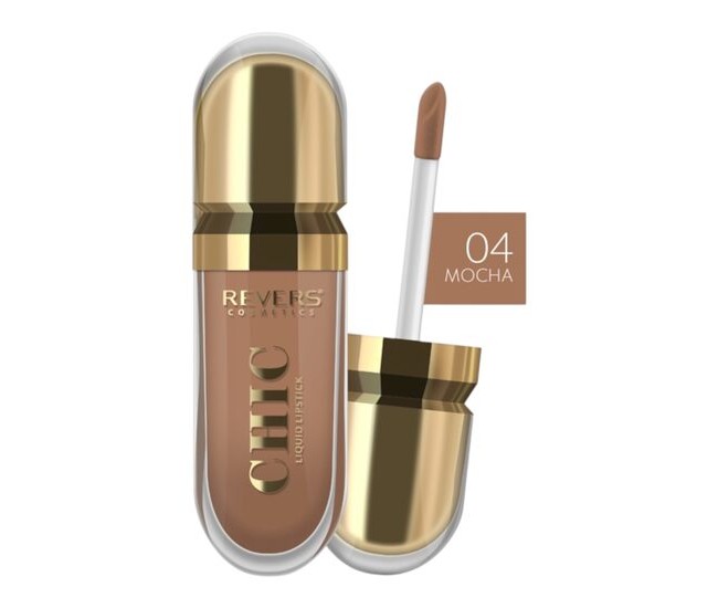 Ruj lichid Chic nr 4 Mocha, Revers, 7,5 ml Ruj lichid Chic nr 4 Mocha, Revers, 7,5 ml