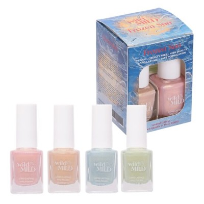 Set 4 bucati lac de unghii Frozen Sun Wild&Mild, 64710, 4x12ml Set 4 bucati lac de unghii Frozen Sun Wild&Mild, 64710, 4x12ml