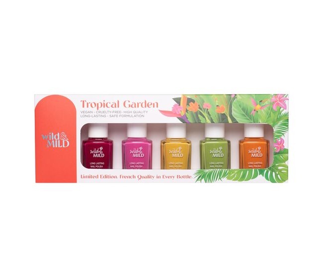 Set lac de unghii Tropical Garden, 60866, Wild&Mild, 5x12 ml Set lac de unghii Tropical Garden, 60866, Wild&Mild, 5x12 ml