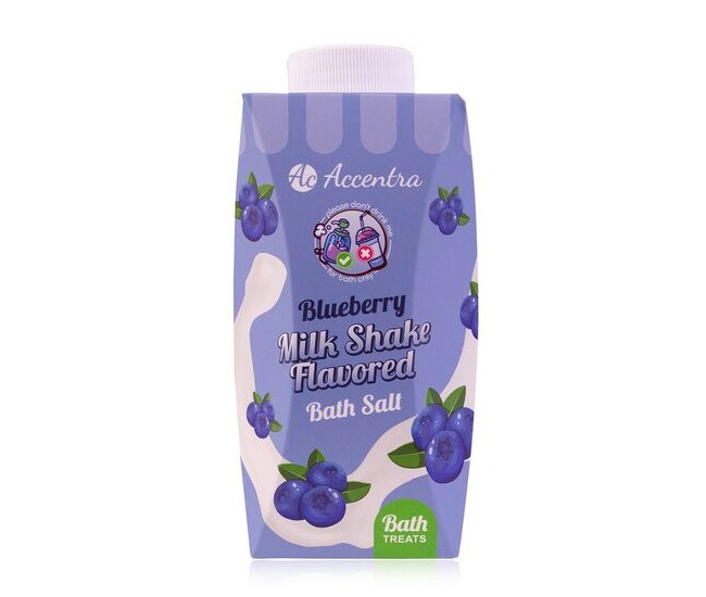 Sare de baie Milk Shake Afine, Accentra, 3562921, 200g