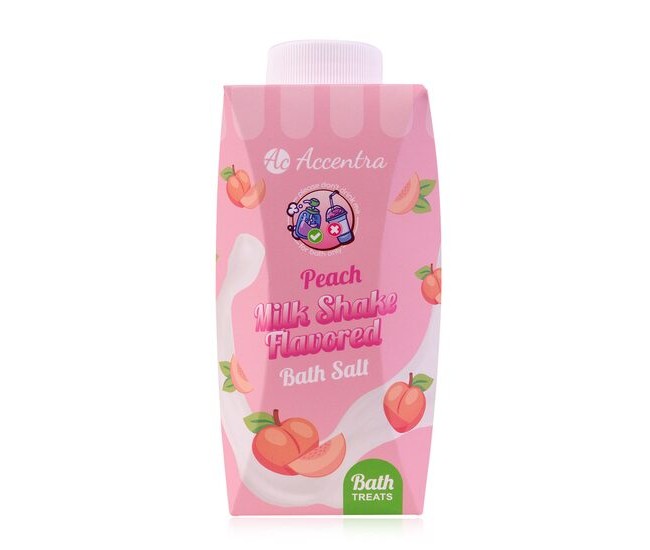 Sare de baie Milk Shake Piersica,  Accentra, 3562921, 200g