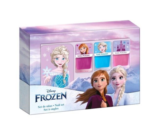 Set manichiura pentru copii, 3 Oje + Pila, Disney Frozen, 1714 Set manichiura pentru copii, 3 Oje + Pila, Disney Frozen, 1714