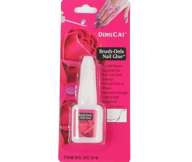 Adeziv pentru unghii false Chique, cu pensula, 10ml