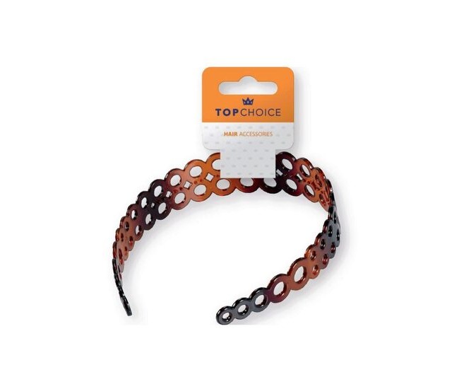 Cordeluta pentru par, Top Choice, ambra, TC27857
