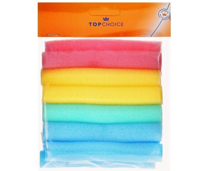 Bigudiuri flexibile, din burete, Top Choice, Ø20, 13 buc/set