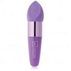 Burete makeup cu maner, pentru fondul de ten IDC Institute, pastel 6231R