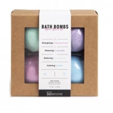 Set 4 bile de baie Pure Energy Multicolor IDC Institute 70 g