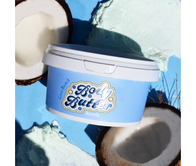 Unt de corp Coco Beach Body Butter 200g, Bomb Cosmetics