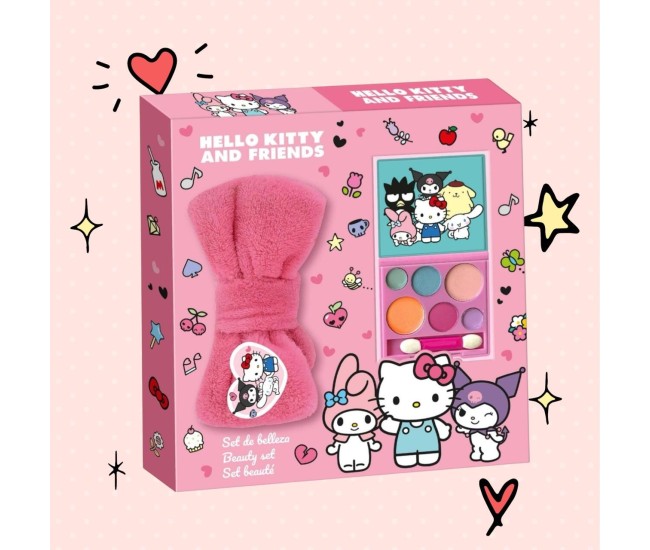 Set cadou cu bentita si machiaj Hello Kitty & Friends, 4061 Set cadou cu bentita si machiaj Hello Kitty & Friends, 4061