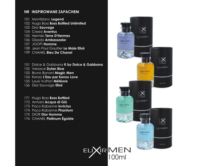 Apa de parfum Cote d'Azur, Elixir Men, Nr. 151, 100ml Apa de parfum Cote d'Azur, Elixir Men, Nr. 151, 100ml