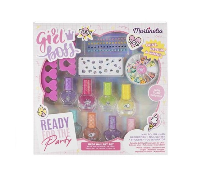 Set manichiura Super Girl Mega Nail Art , Martinelia, 26106 Set manichiura Super Girl Mega Nail Art , Martinelia, 26106