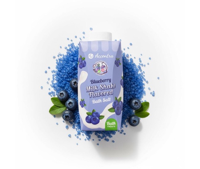 Sare de baie Milk Shake Afine, Accentra, 3562921, 200g