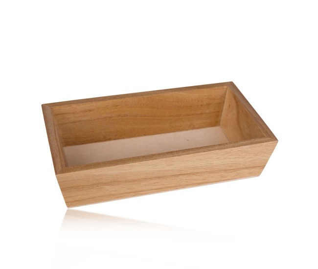 Set baie 3 produse de ingrijire corporala Herbal Spa, in tava din lemn, Accentra, 6059178