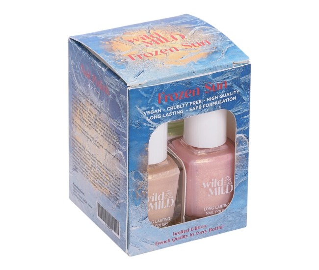 Set 4 bucati lac de unghii Frozen Sun Wild&Mild, 64710, 4x12ml Set 4 bucati lac de unghii Frozen Sun Wild&Mild, 64710, 4x12ml