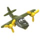 Aeroplan de jucarie, Technok (9666), verde militar Aeroplan de jucarie, Technok (9666), verde militar