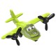 Aeroplan de jucarie, Technok (9666), verde