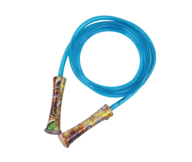 Coarda de sarit cu lumina albastra 2.1 m Coarda de sarit cu lumina albastra 2.1 m