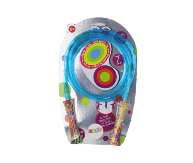 Coarda de sarit cu lumina albastra 2.1 m Coarda de sarit cu lumina albastra 2.1 m