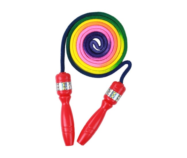 Coarda de sarit cu maner rosu, 2.1 m Coarda de sarit cu maner rosu, 2.1 m