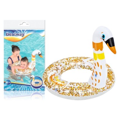 Colac de inot copii, 61 cm, Bestway 36306, lebada