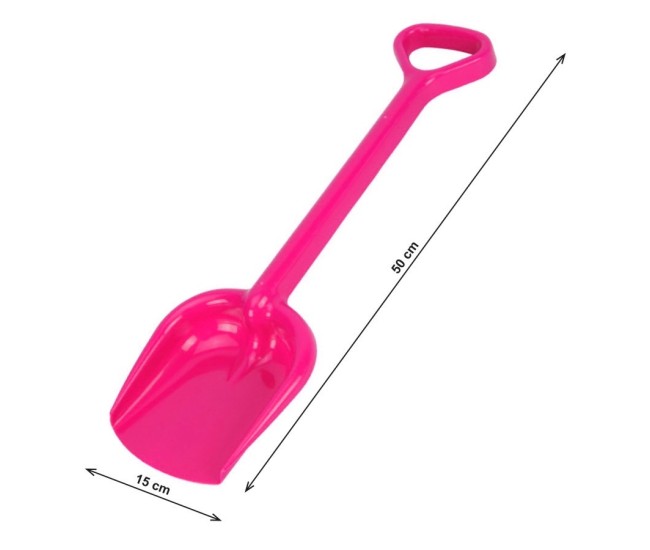 Lopata pentru nisip, Technok (2766), 50 cm, roz