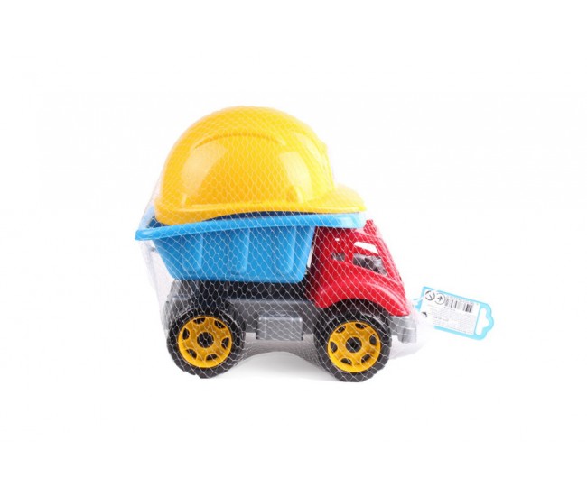 Masinuta basculanta, TechnoK, cu casca de protectie Masinuta basculanta, TechnoK, cu casca de protectie