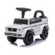 Masinuta premergator Mercedes G-Class, alb, cu claxon Masinuta premergator Mercedes G-Class, alb, cu claxon