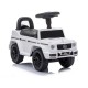 Masinuta premergator Mercedes G-Class, alb, cu claxon Masinuta premergator Mercedes G-Class, alb, cu claxon