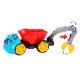 Masinuta utilaj mega basculanta, Technok, cu brat mobil, cu cupa, multicolor Masinuta utilaj mega basculanta, Technok, cu brat mobil, cu cupa, multicolor