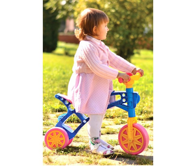 Minibike, antemergator TechnoK, cu trei roti, albastru Minibike, antemergator TechnoK, cu trei roti, albastru