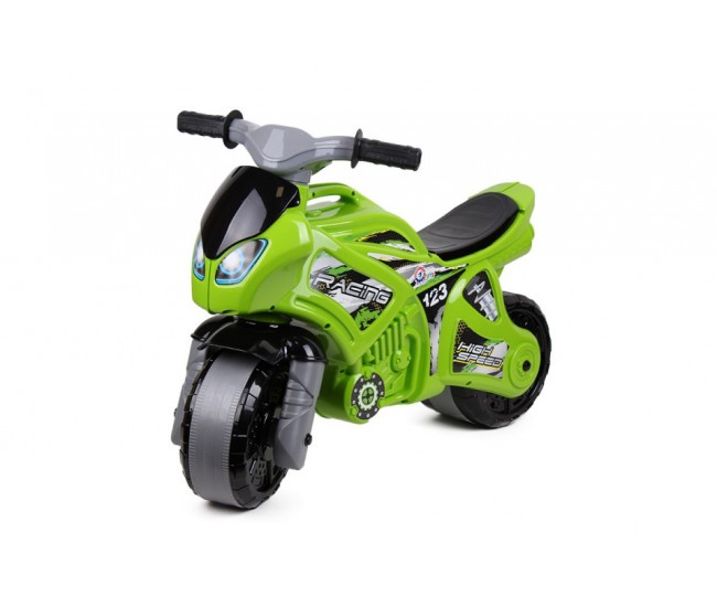 Motocicleta de curse Ride On, TechnoK, verde Motocicleta de curse Ride On, TechnoK, verde