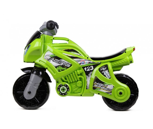 Motocicleta de curse Ride On, TechnoK, verde Motocicleta de curse Ride On, TechnoK, verde