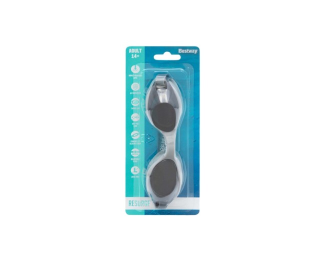 Ochelari de inot Bestway 21051, protectie UV, gri cu negru Ochelari de inot Bestway 21051, protectie UV, gri cu negru