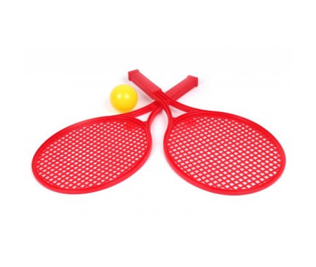 Pereche rachete mari cu minge, Technok, (3800), verde Pereche rachete mari cu minge, Technok, (3800), verde