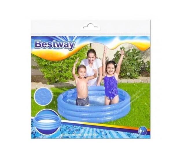 Piscina gonflabila copii, Bestway 51025, 122 x 25 cm, albastru Piscina gonflabila copii, Bestway 51025, 122 x 25 cm, albastru