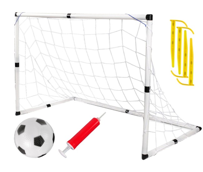 Poarta de fotbal cu minge si pompa de umflare Poarta de fotbal cu minge si pompa de umflare