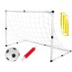 Poarta de fotbal cu minge si pompa de umflare Poarta de fotbal cu minge si pompa de umflare