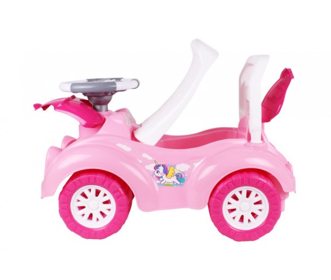 Premergator ride-on TechnoK, masinuta vesela, cu efecte sonore si luminoase, roz Premergator ride-on TechnoK, masinuta vesela, cu efecte sonore si luminoase, roz
