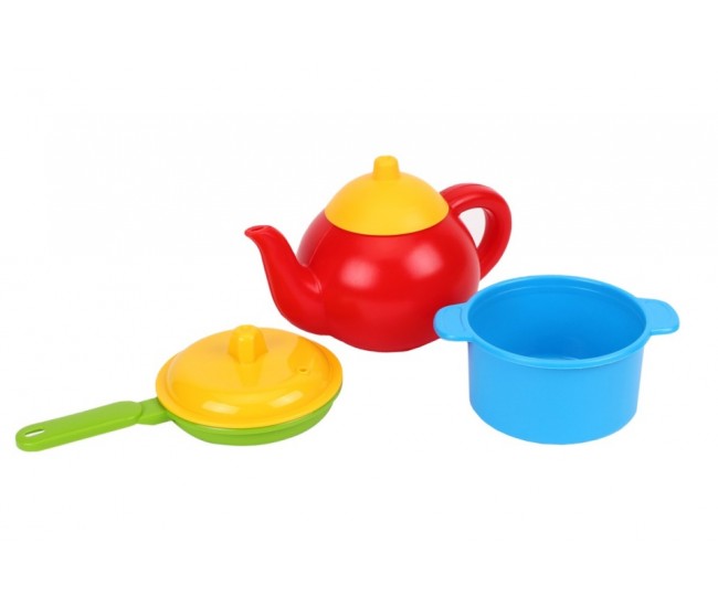 Set ceai si vesela, Technok, multicolor Set ceai si vesela, Technok, multicolor