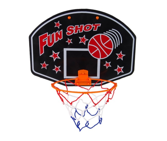Set cos de baschet cu minge si pompa, Fun Shot Set cos de baschet cu minge si pompa, Fun Shot